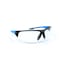 Ge Safety Glasses, Anti-Fog & Anti-Scratch, Clear Lens, Black/Blue Frame GE206CAF - alternate 4